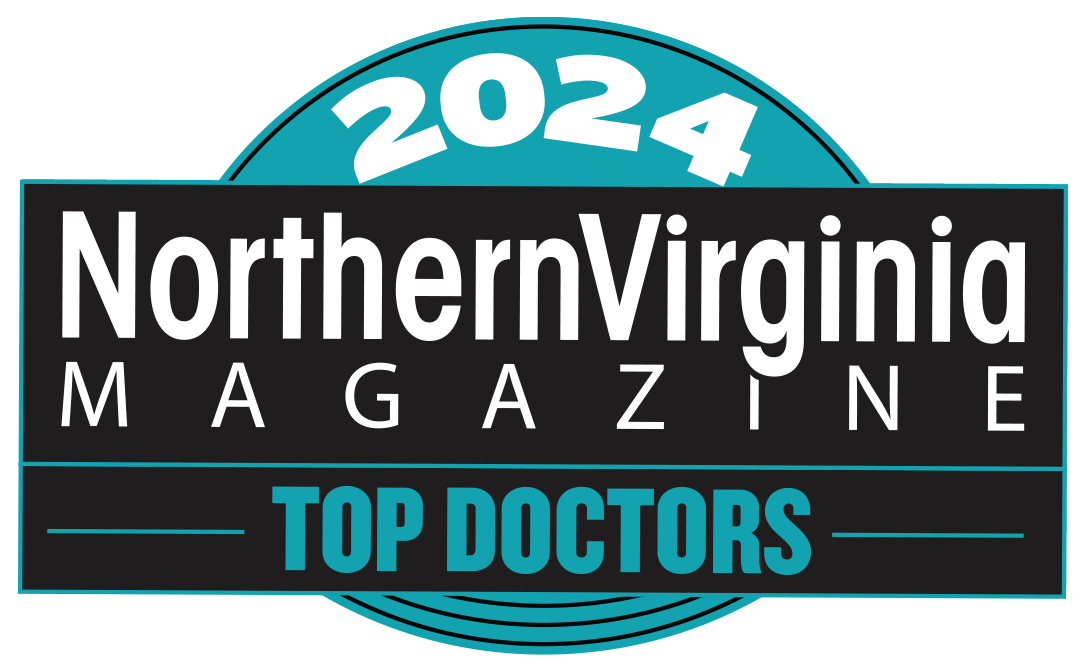 2024 Northern Virginia magazine top doctors badge